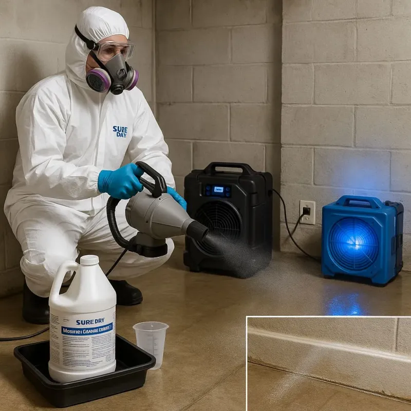 Sanitization and Odor Removal process in Barre, VT